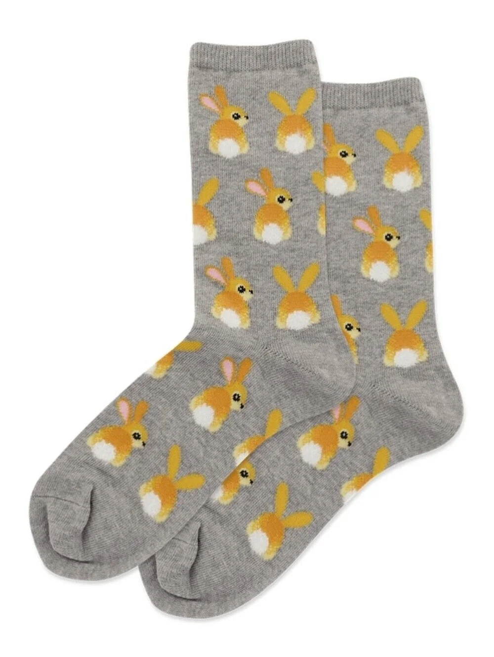 HOT SOX Bunny Crew Socks NWT Cotton Cute Kawaii Cottagecore Cozy Crew Socks 🐰